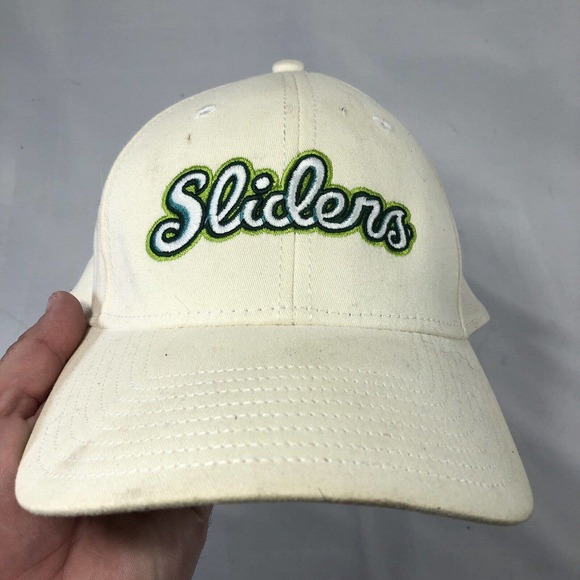 Sliders Baseball Hat Cap A Flex Size Small-Medium Flexfit Cursive Logo - Picture 12 of 12